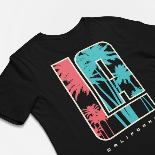 Black LA California t-shirt.